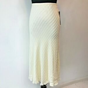 Lauren by Ralph Lauren Beaded Silk Skirt